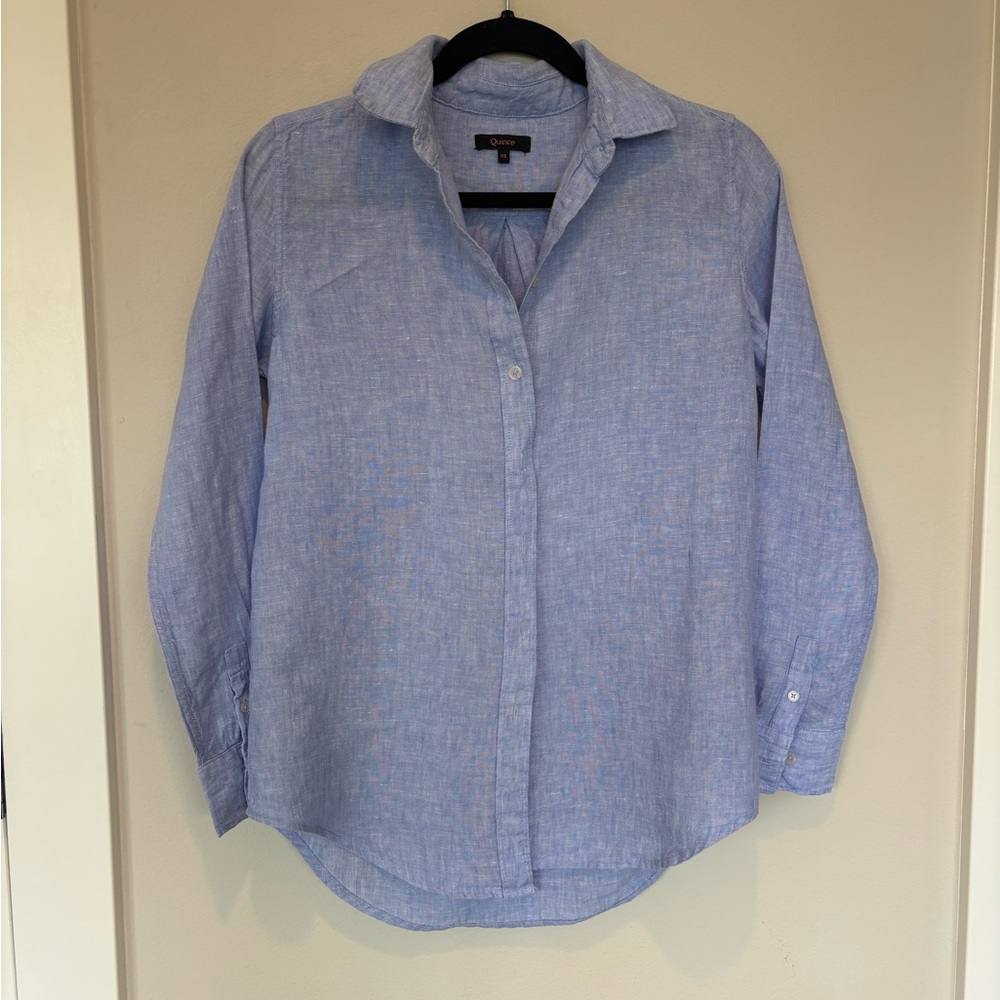 Quince Light Blue Button Down Shirt
